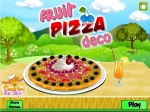Фруктовый декор для пиццы - играть онлайн бесплатно