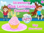 Strawberry pink-lemonade cupcake - играть онлайн бесплатно