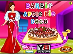 Барби и яблочный пирог - декор - играть онлайн бесплатно