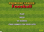 Премьер-лига по футболу - играть онлайн бесплатно