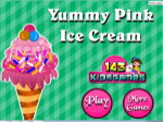 Мороженое "Розовая Нямка" - yummy-pink-ice-cream - играть онлайн бесплатно