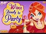 Winx ready to party - играть онлайн бесплатно